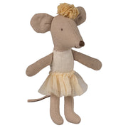 Maileg kleine zus ballerina muis - Off white