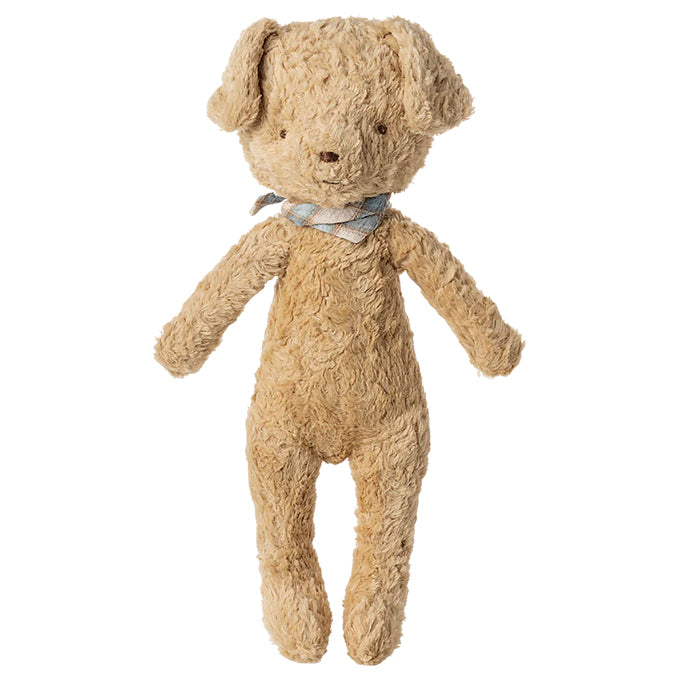 Maileg Knuffel Puppy, Vintage Dog Plush, Soft sand, 30cm