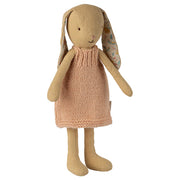 Maileg Bunny Size 1, Cream yellow - Knitted dress, 22 cm