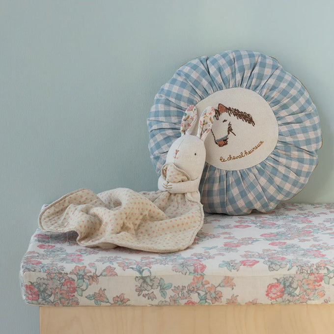 Maileg Knuffel Konijn met knuffeldoekje, Lullaby friends, Bunny Mini - Nature