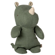 Maileg Knuffel Neushoorn Safari Friends Rhino Small, Sage