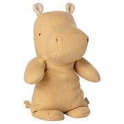 Maileg Knuffel Nijlpaard Safari Friends Hippo Small, Cream Yellow