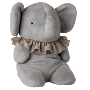 Maileg Knuffel Olifant, Elephant Plush, Big - Blue/grey, 45 cm