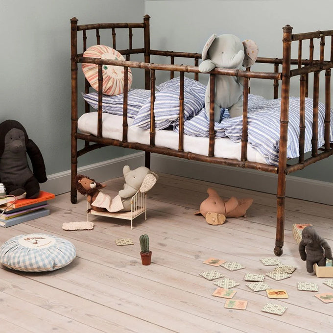 Maileg Knuffel Olifant Safari Friends Elephant Medium, Iron Grey, 34cm