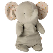 Maileg Knuffel Olifant Safari Friends Elephant Medium, Iron Grey, 34cm