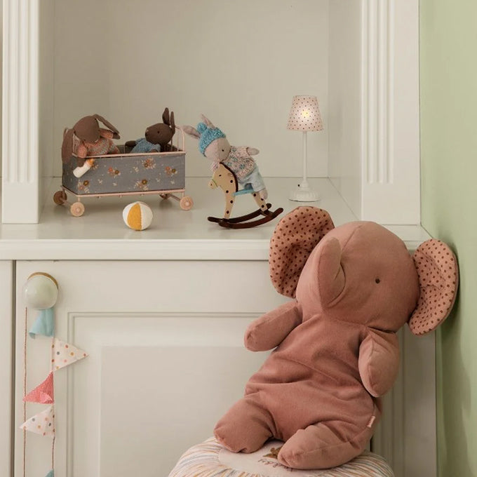 Maileg Knuffel Olifant Safari Friends Elephant Medium, Vintage Rose, 34cm (kopie)