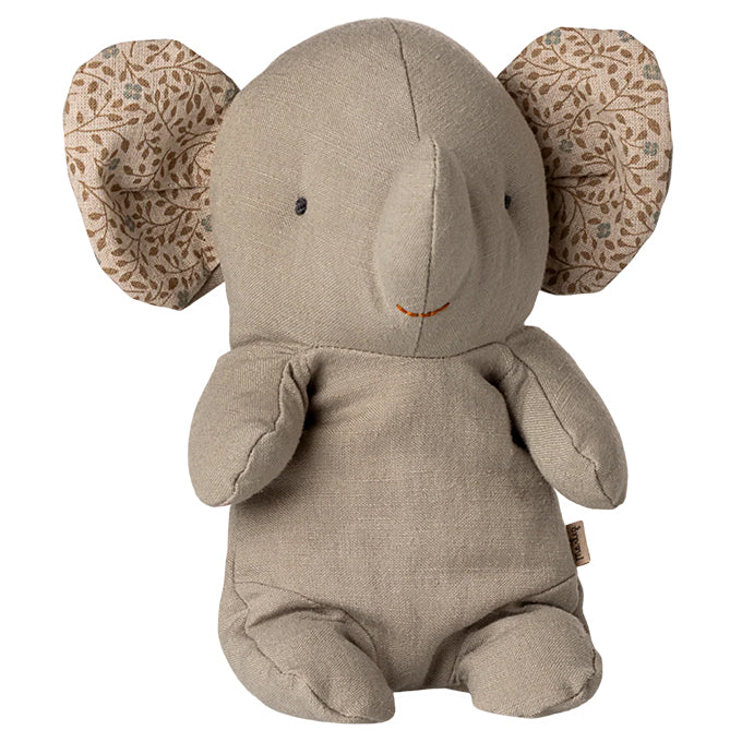 Maileg Knuffel Olifant Safari Friends Elephant Small, Iron Grey, 24cm
