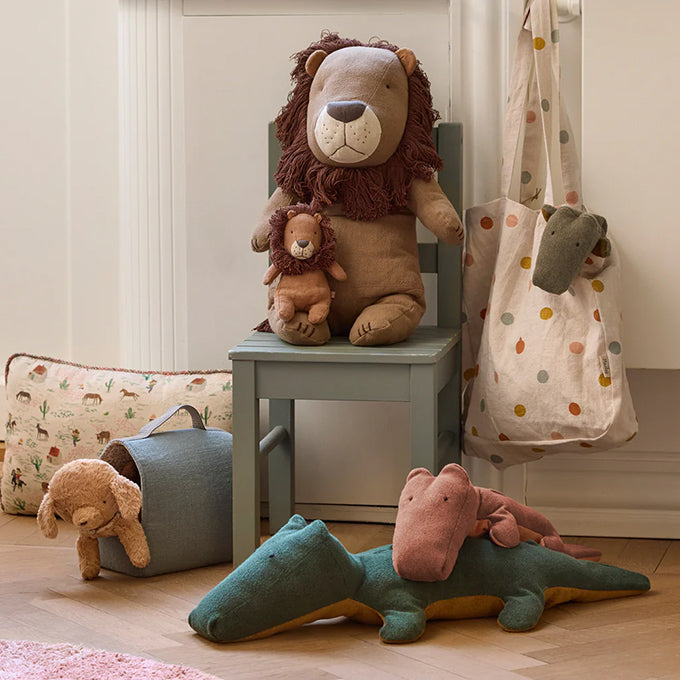 Maileg Knuffel Puppy, Small - Dusty powder, 16cm