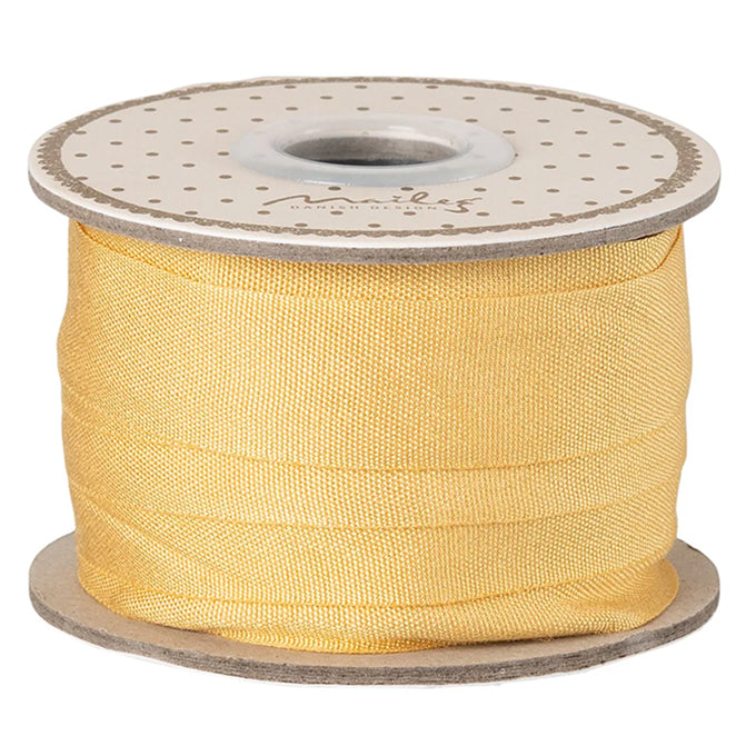 Maileg cadeaulint, Yellow, 18 mm breed x Lengte 10 m