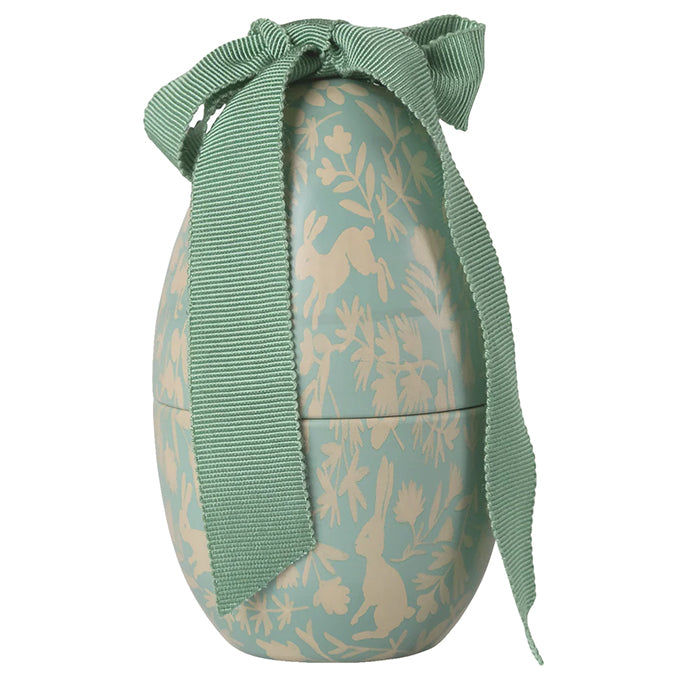 Maileg Metalen Paasei - Dusty mint, 11cm