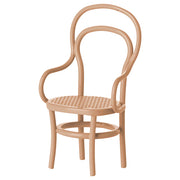 Maileg metalen stoeltje voor muizen, Vintage chair Mouse, Dark powder