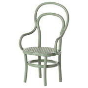 Maileg metalen stoeltje voor muizen, Vintage chair Mouse, Mint