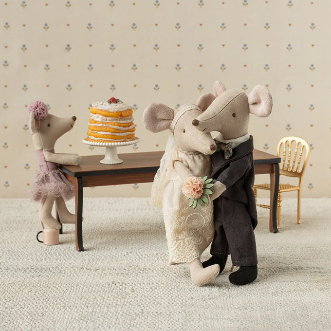 Maileg muizen bruidspaar, wedding mice couple in box