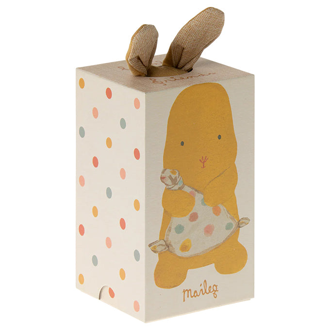 Maileg Muziekknuffel Konijn met knuffeldoekje, Lullaby friends, 32cm, Bunny II
