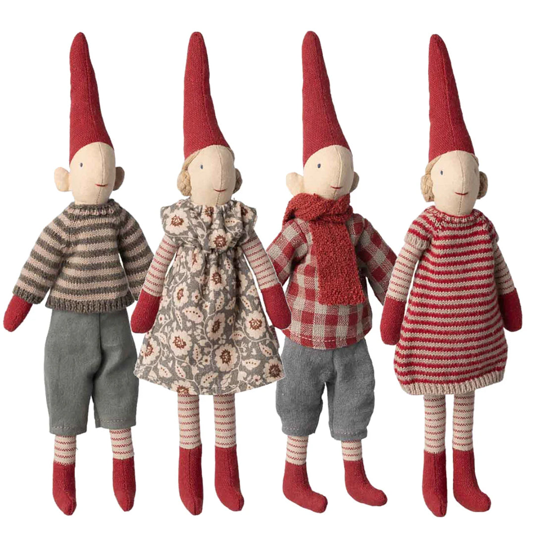 Maileg Pixy, Size 1 - Climbing Pixy, Boy - Knitted sweater, 26 cm