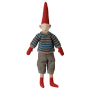 Maileg Pixy, Size 2 - Boy, Striped knitted sweater, 31 cm