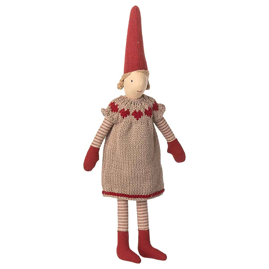 Maileg Pixy, Size 2 - Girl, Knitted dress, 31 cm