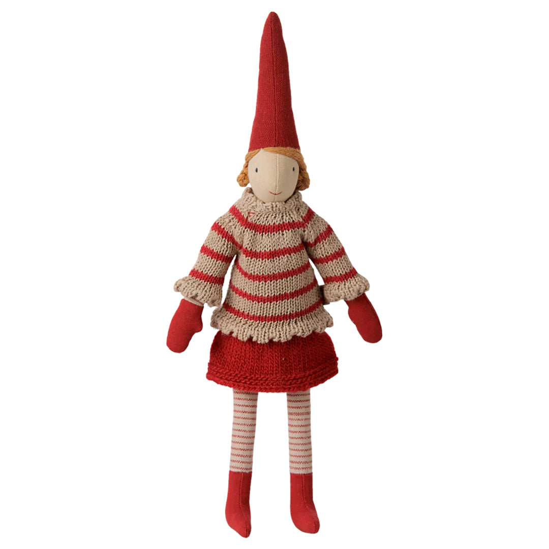 Maileg Pixy, Size 2 - Girl, Striped knitted sweater, 31 cm