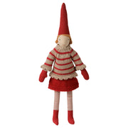 Maileg Pixy, Size 2 - Girl, Striped knitted sweater, 31 cm