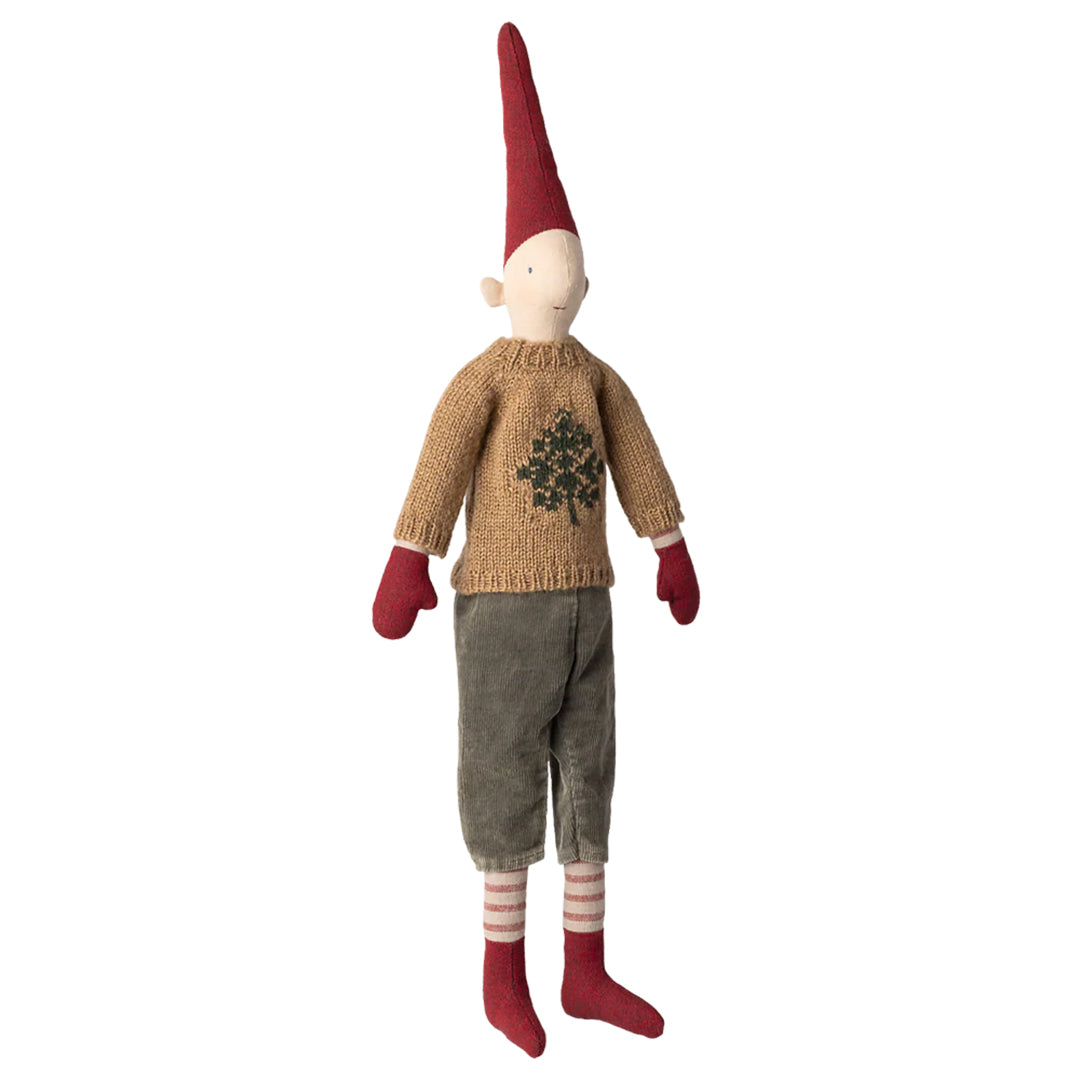 Maileg Pixy, Size 3 - Boy, Pants and knitted sweater, 49 cm