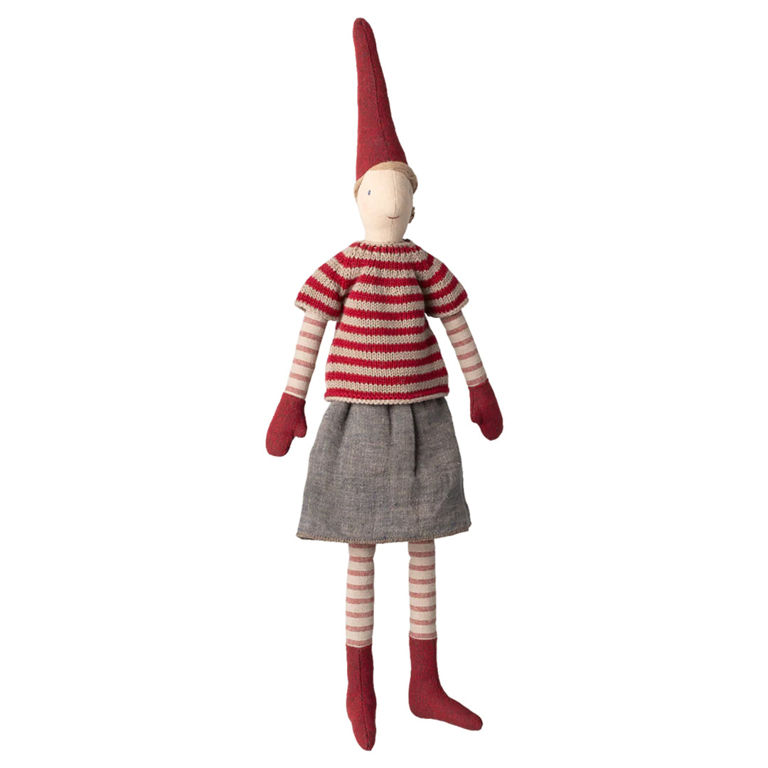 Maileg Pixy, Size 3 - Girl, Skirt and Knitted sweater, 49 cm
