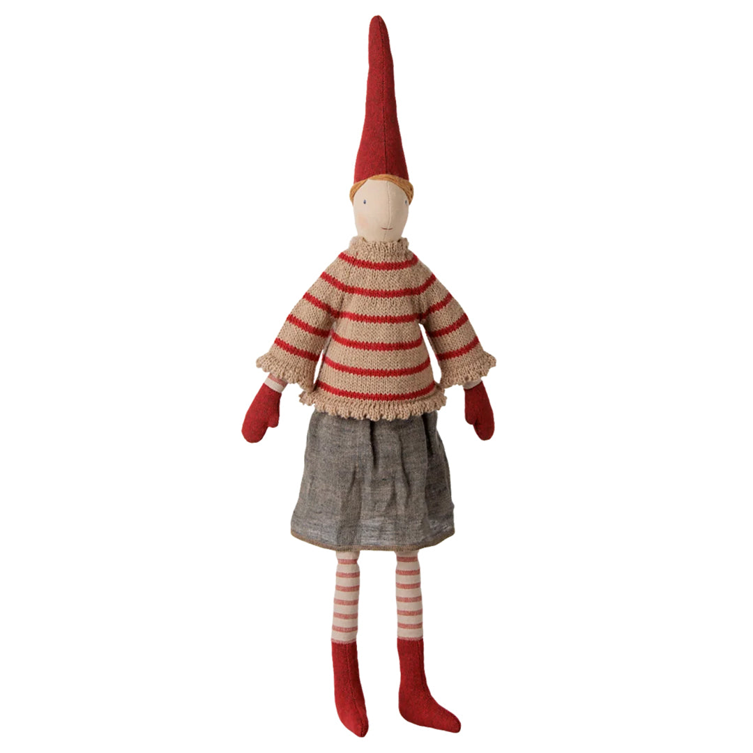 Maileg Pixy, Size 3 - Girl, Striped knitted sweater, 51 cm
