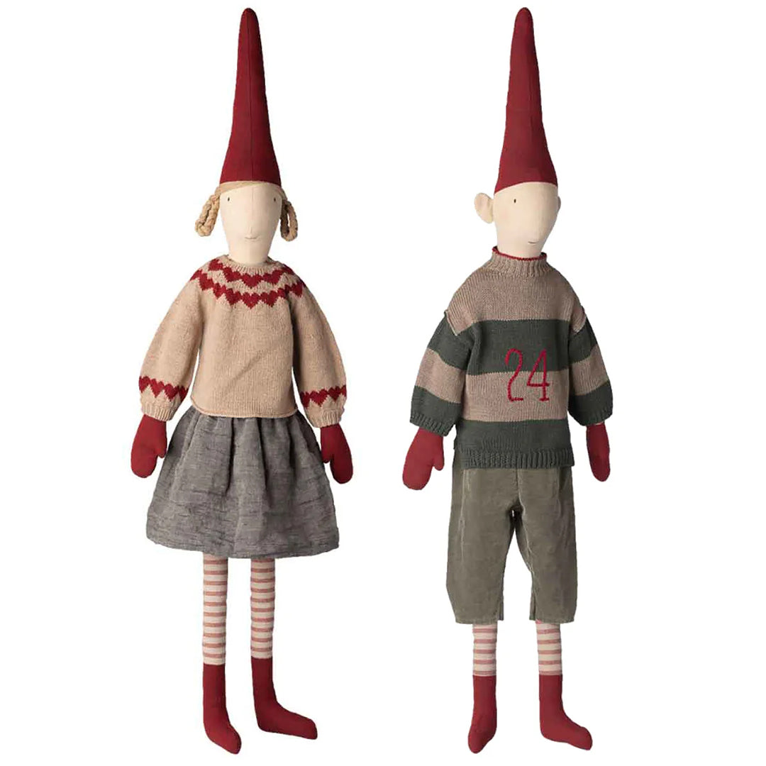 Maileg Pixy, Size 6 - Boy, Knitted sweater, 106 cm