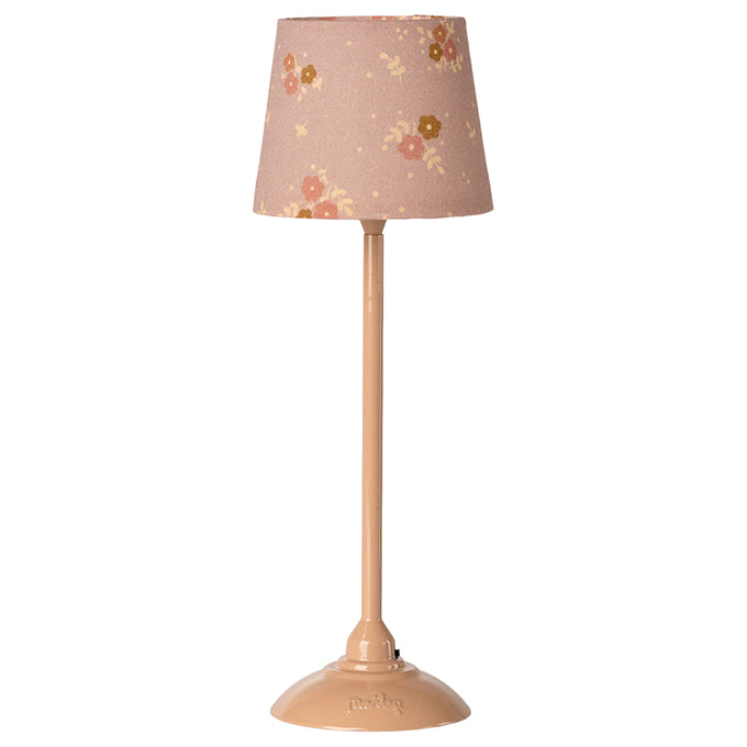 Maileg Schemerlamp, Floor lamp Miniature - Dark powder 22cm