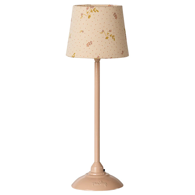 Maileg Schemerlamp, Floor lamp Miniature - Powder 22cm