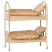 Maileg Metalen Stapelbed voor Muizen, Bunk bed, Mouse - Wheat