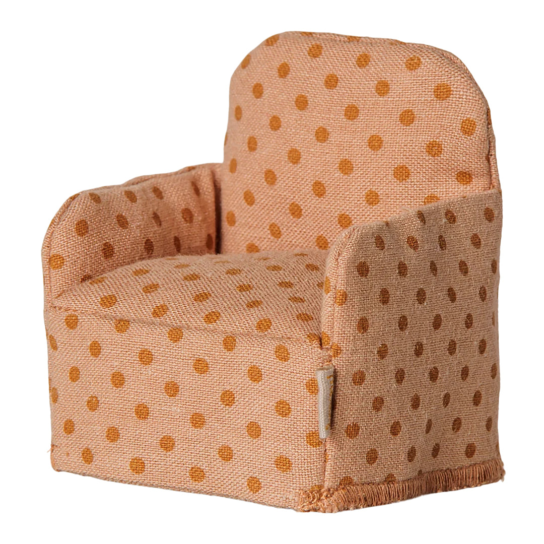 Maileg Stoel voor muizen, Folding chair Mouse, Dots
