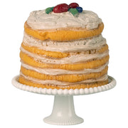 Maileg Taart met taartplateau, Party cake and cake stand, Mouse