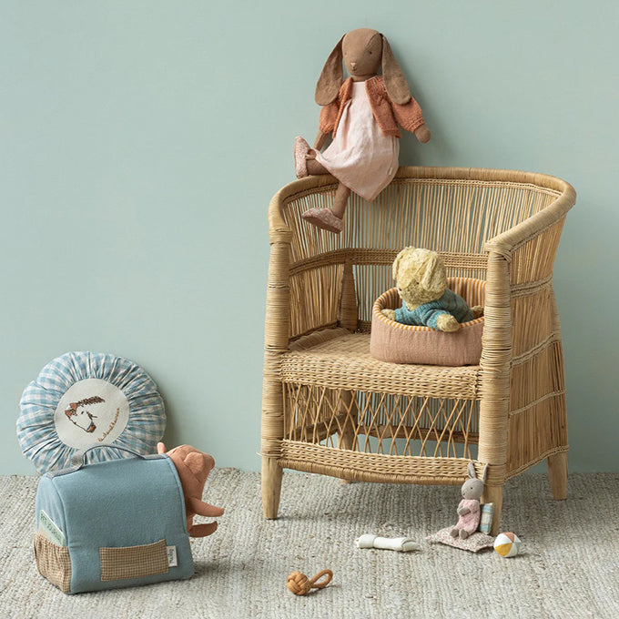 Maileg Trui voor Knuffel Puppy Small, Knitted sweater - Dusty blue