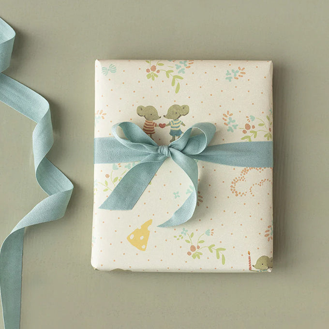 Maileg inpakpapier, Have a mice day, 10 meter op rol