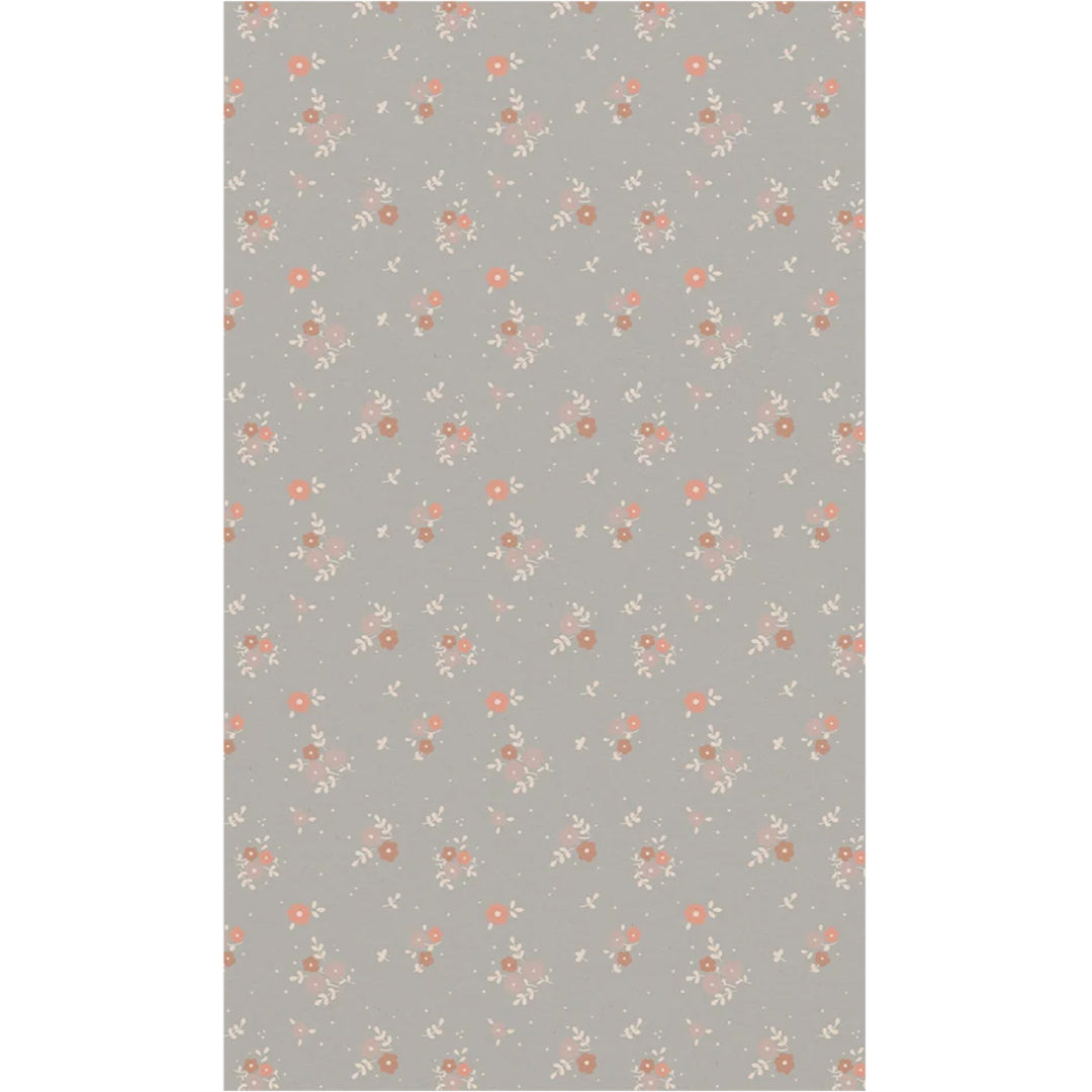 Maileg inpakpapier, Michette Blue/Grey, 10 meter op rol