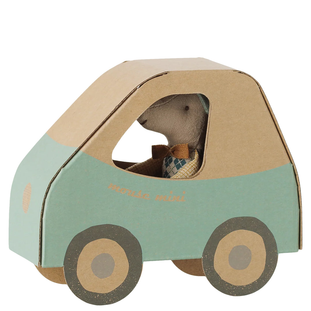 Maileg Kleine Broer Chauffeur muis - Driver mouse, Little brother