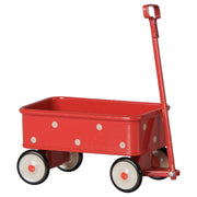 Maileg Metalen Bolderkar, Wagon, Mouse - Red