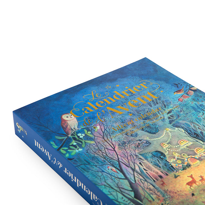 Moulin Roty Adventskalender met Verhaaltjeslamp en 23 schijfjes 'La Grande Famille'