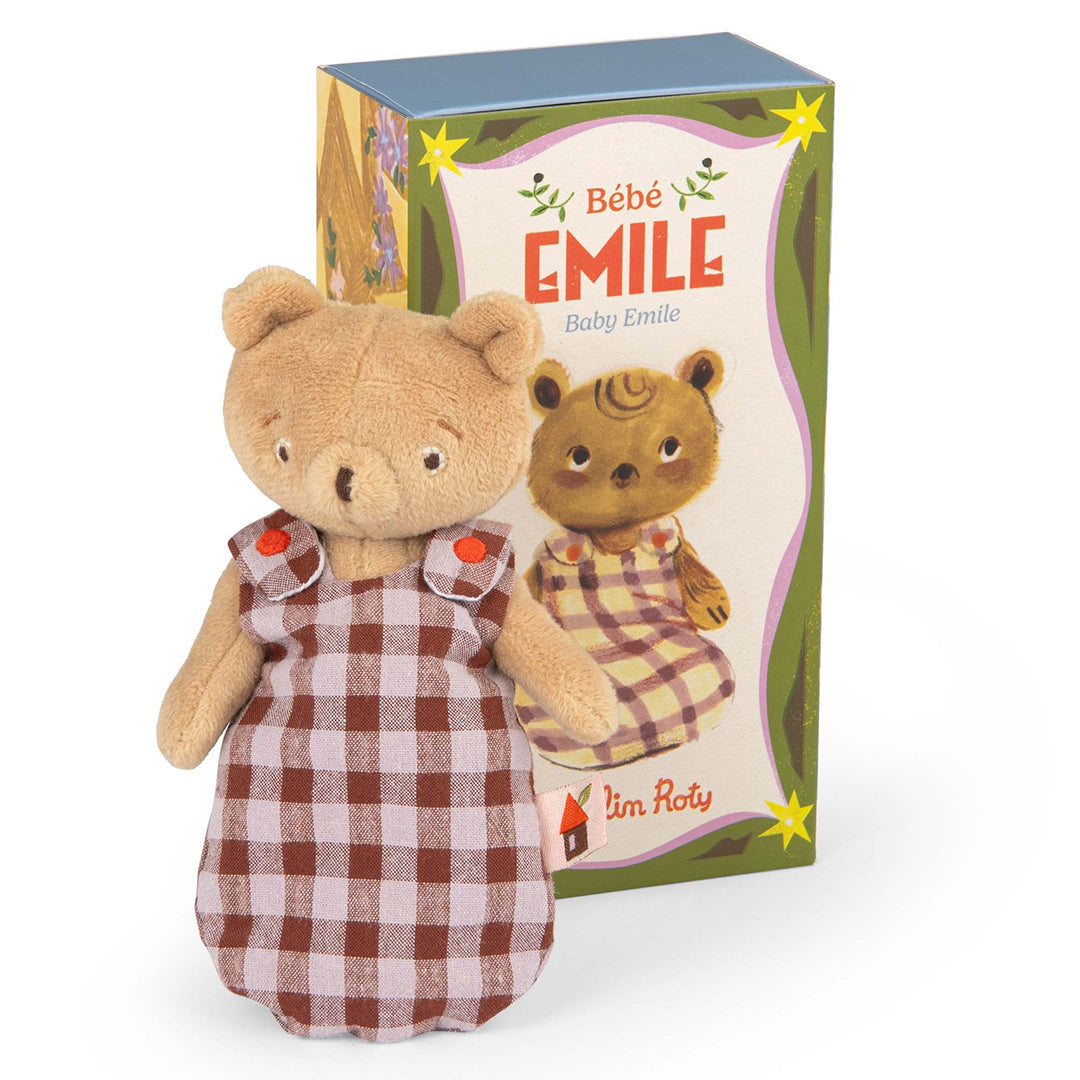 Moulin Roty Knuffel Baby Emile het beertje in geschenkdoos, Les Minouchkas