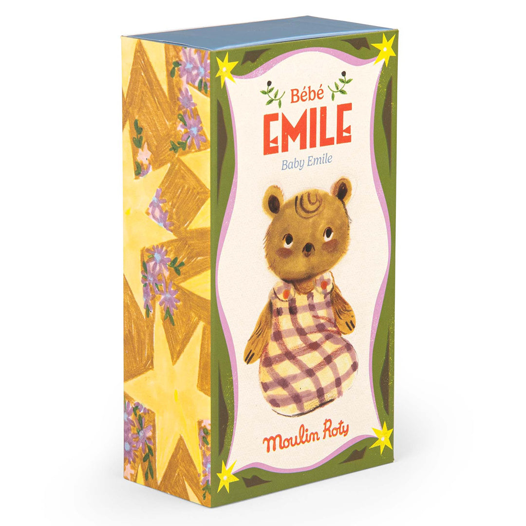 Moulin Roty Knuffel Baby Emile het beertje in geschenkdoos, Les Minouchkas