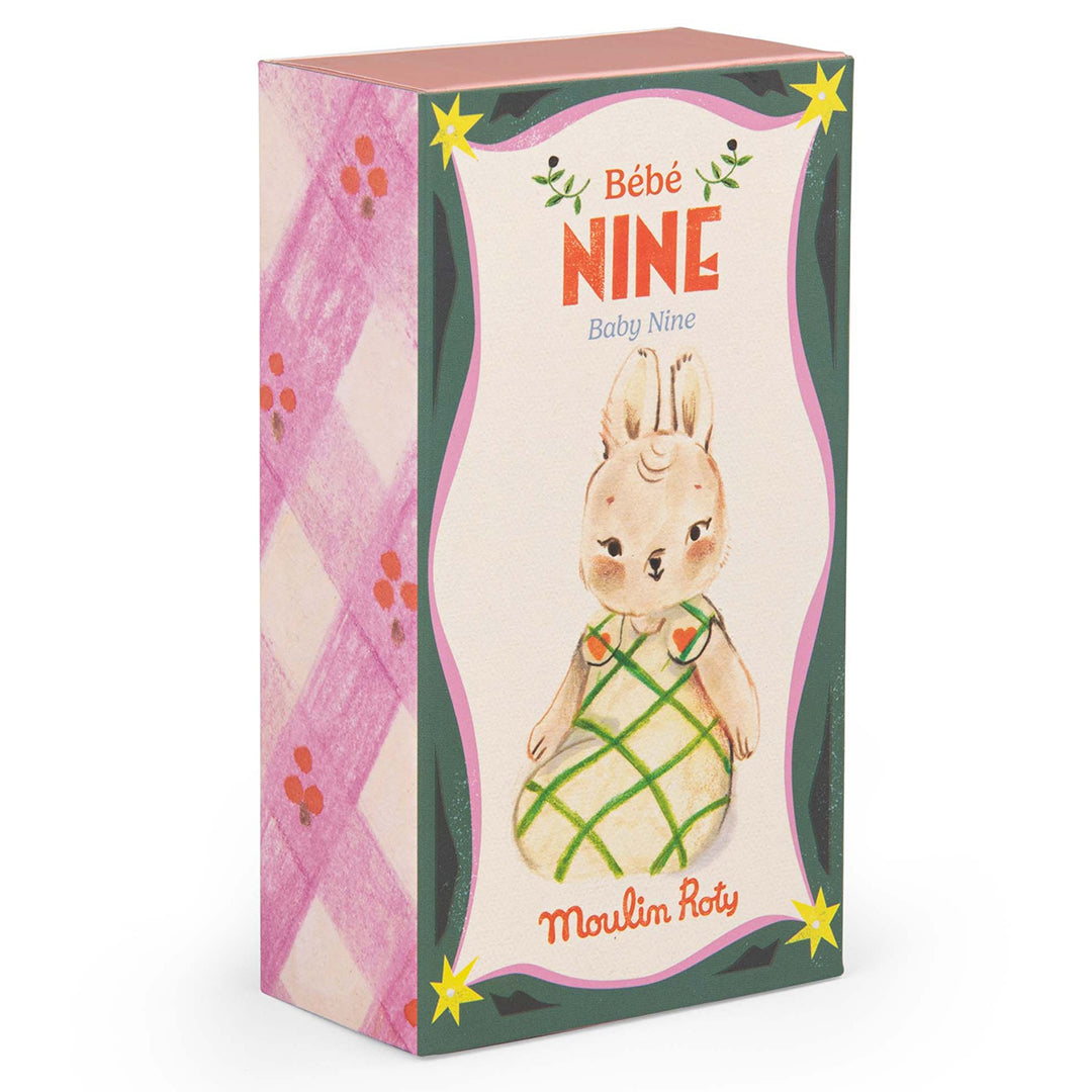 Moulin Roty Knuffel Baby Nine het konijn in geschenkdoos, Les Minouchkas