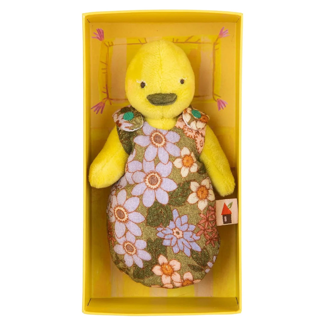 Moulin Roty Knuffel Baby Rita de eend in geschenkdoos, Les Minouchkas