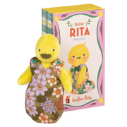 Moulin Roty Knuffel Baby Rita de eend in geschenkdoos, Les Minouchkas