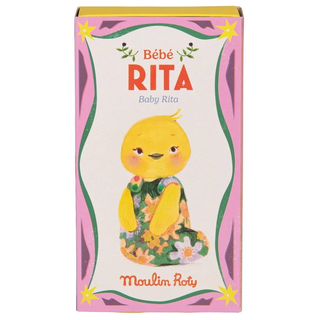 Moulin Roty Knuffel Baby Rita de eend in geschenkdoos, Les Minouchkas