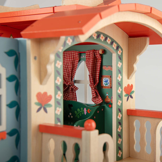 Moulin Roty houten Woonwagen, Les Minouchkas, 51cm