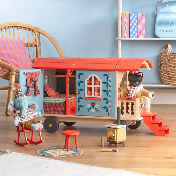 Moulin Roty Meubelset 'Bij het haardvuur', Les Minouchkas