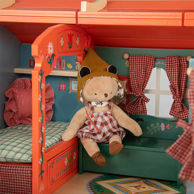 Moulin Roty houten Woonwagen, Les Minouchkas, 51cm