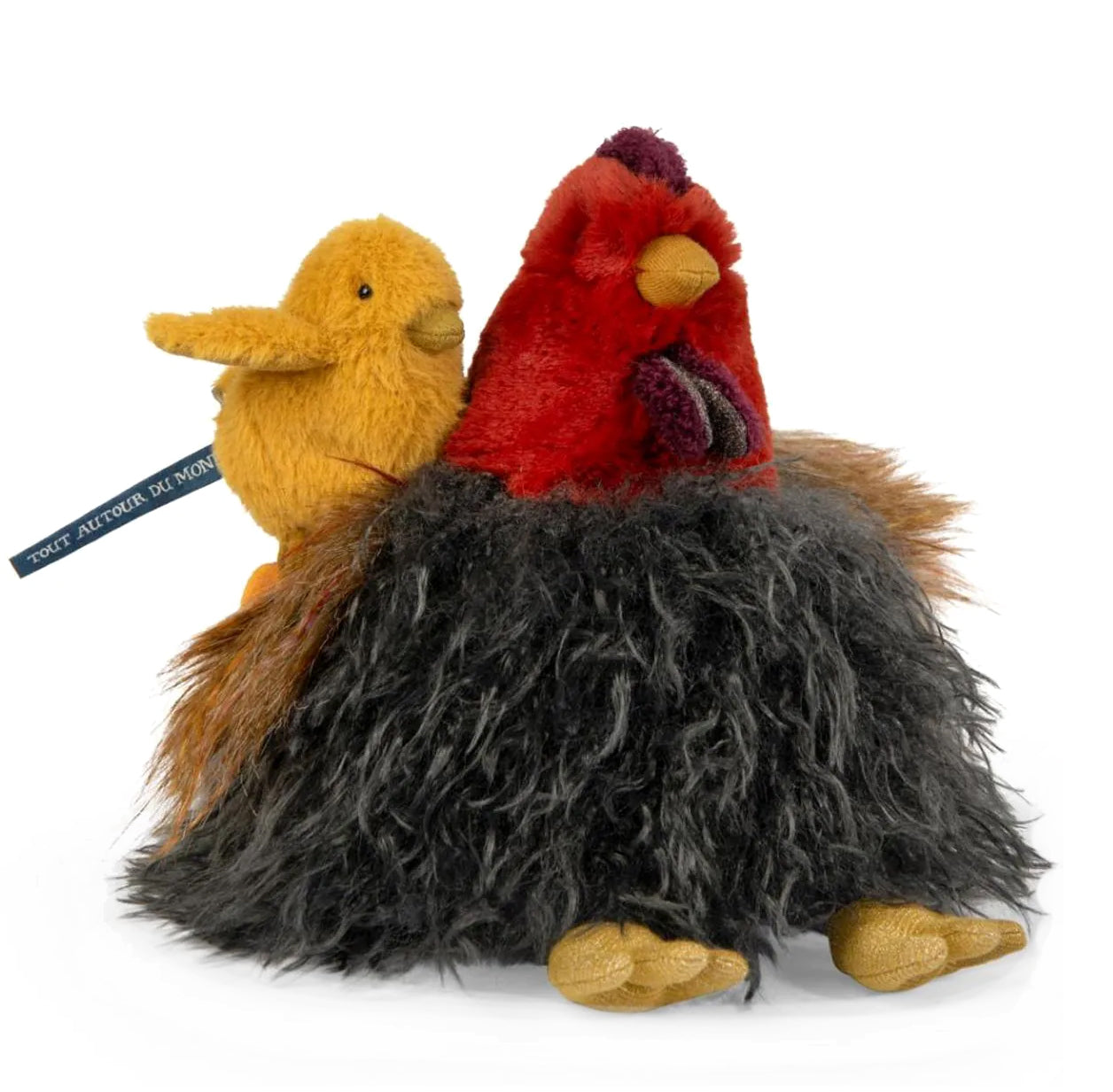 Moulin Roty Knuffel Kip, 'Tout autour du monde'