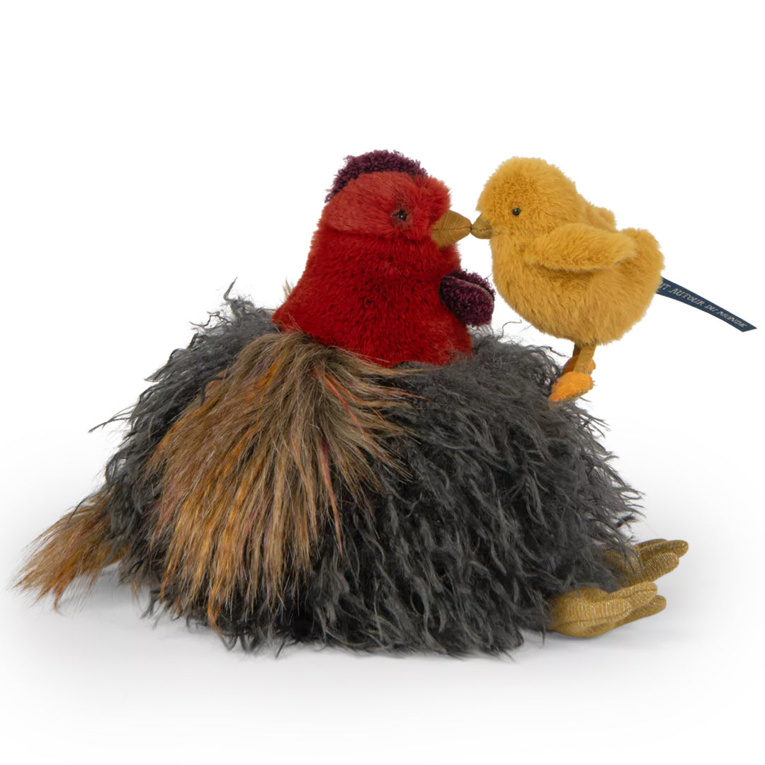 Moulin Roty Knuffel Kip, 'Tout autour du monde'