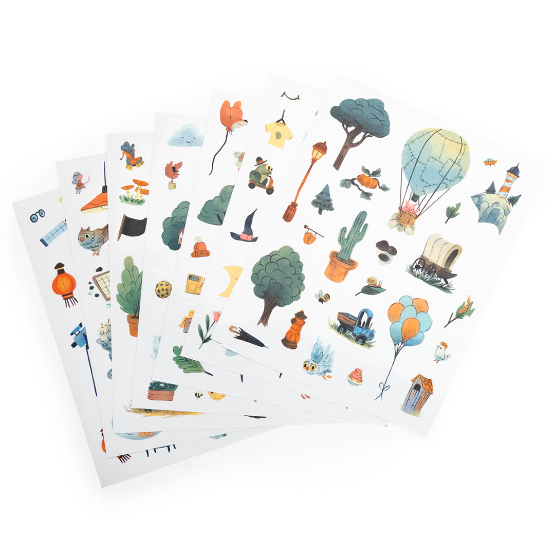 Moulin Roty Kleurboek / Stickerboek, La bande à Jojo